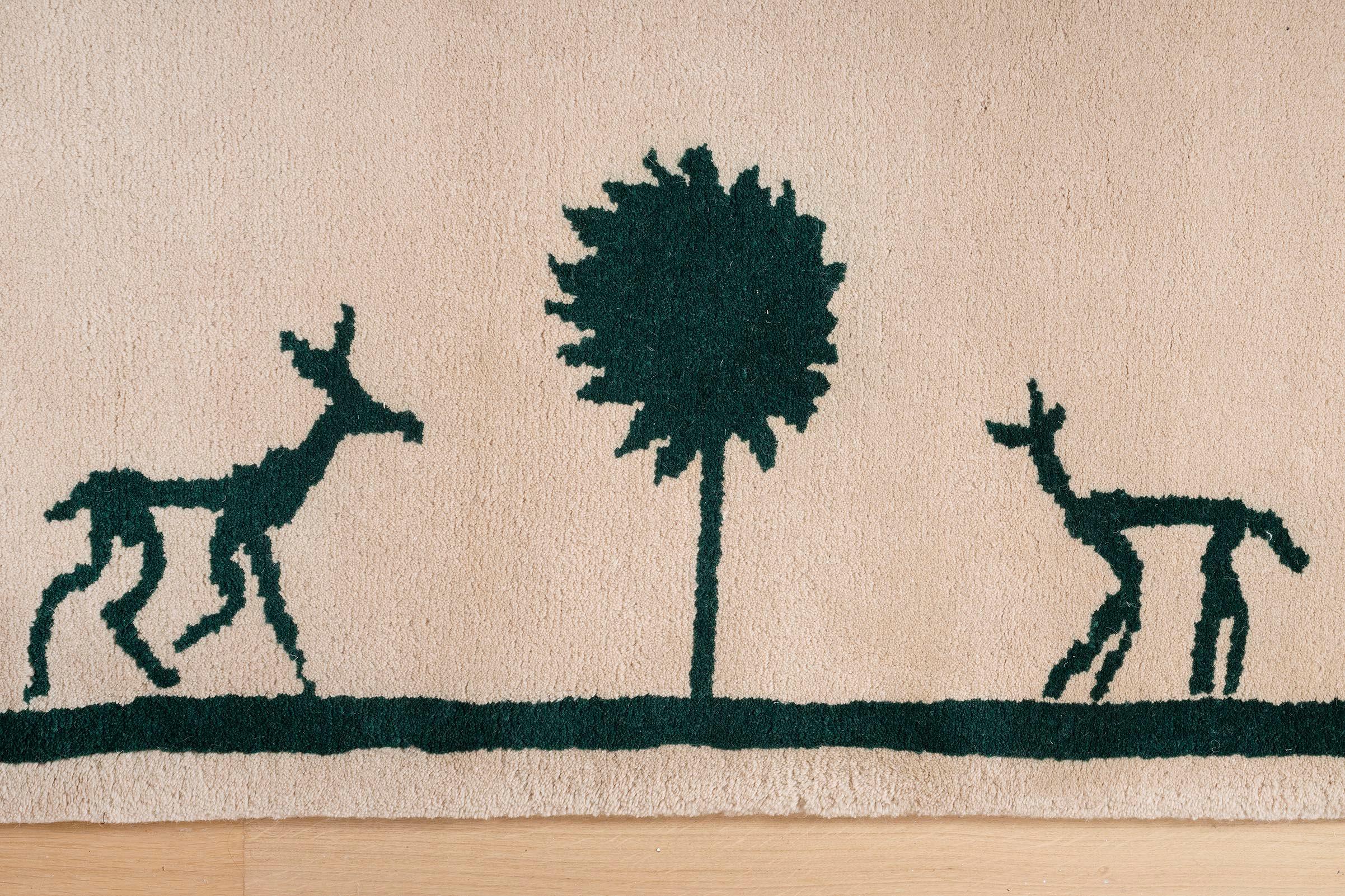 La Promenade des Amis, Diego Giacometti, Design, Tapestry, Tapis en vente 2