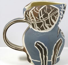 Pichet Gothique aux feuilles, Picasso, Pitcher, Ceramic, Design, Deco, Leaves