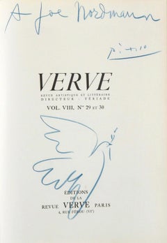 Colombe de la Paix, Picasso, work on paper, drawing, 1950's, Dove, Animal, Birds