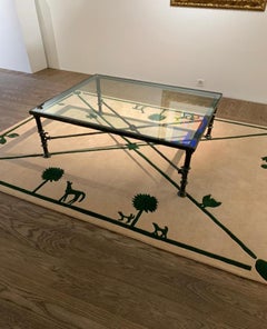 La promenade des amis, Diego Giacometti, 1980's, carpet, tapestry, design