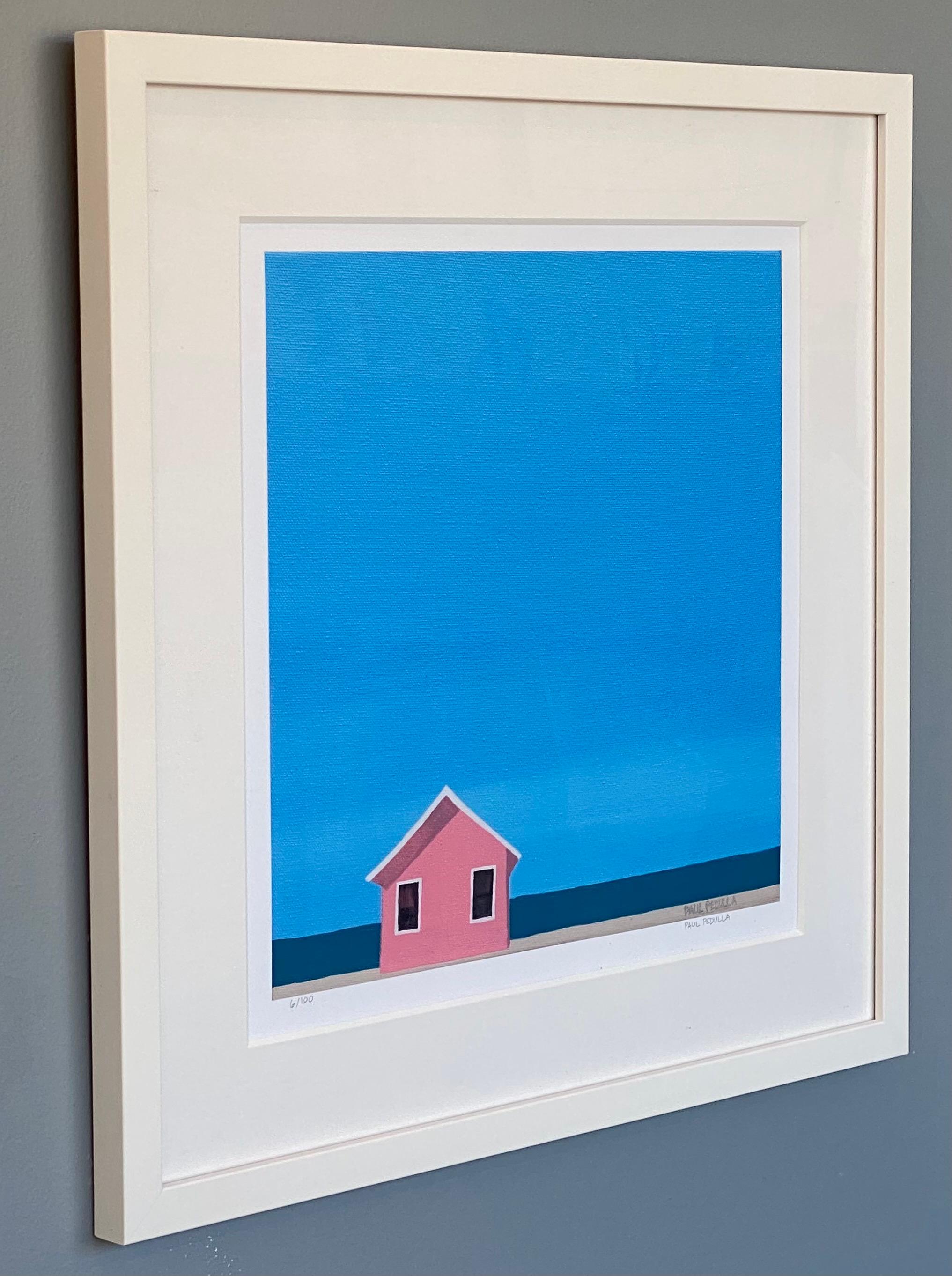 Pink Cottage - Print by Paul Pedulla