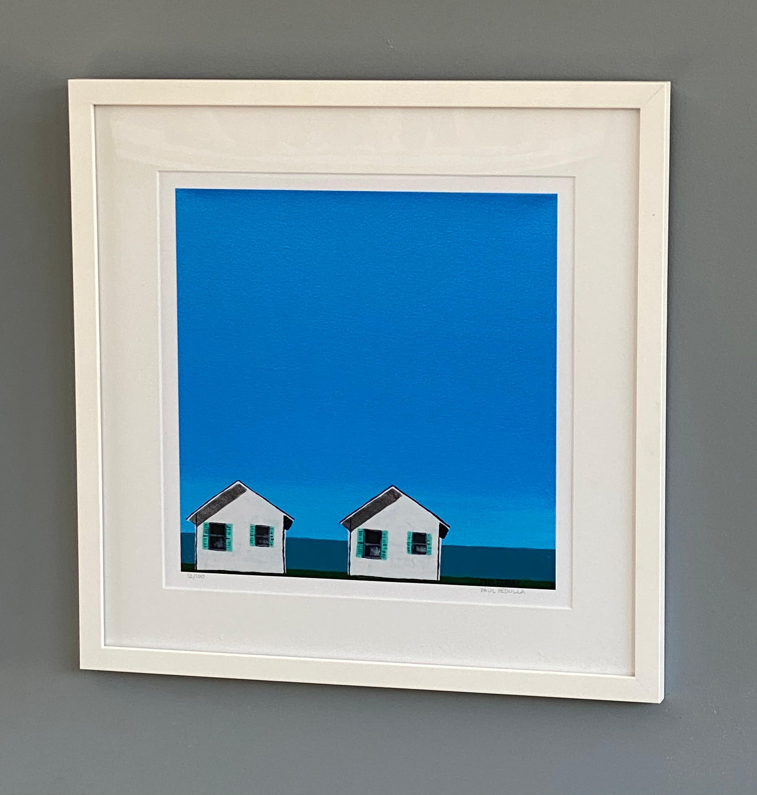 Cottages in the Square - Print by Paul Pedulla