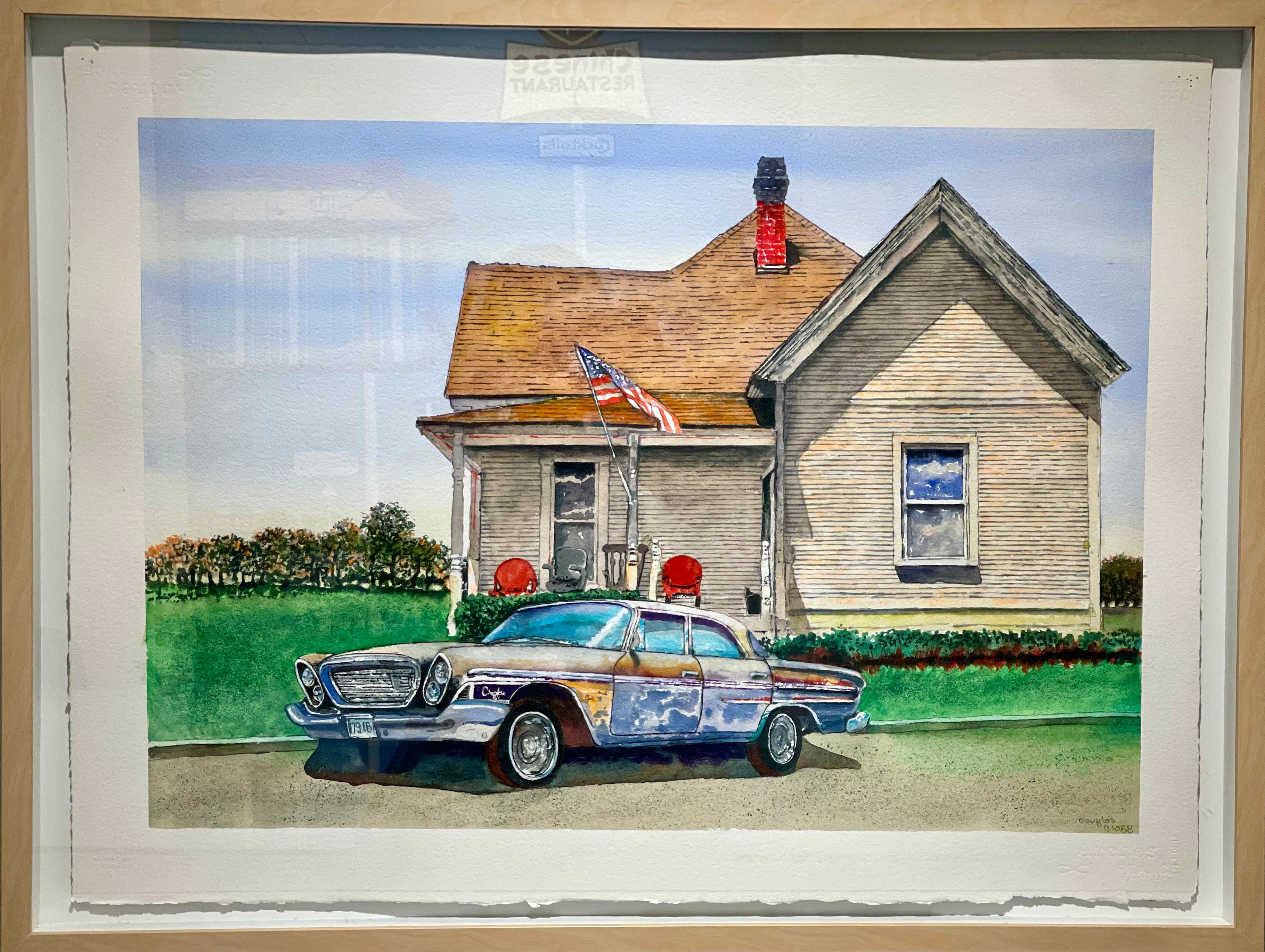 'Northside,' 2021 by Doug Blagg. Watercolor on paper. 26 x 34.