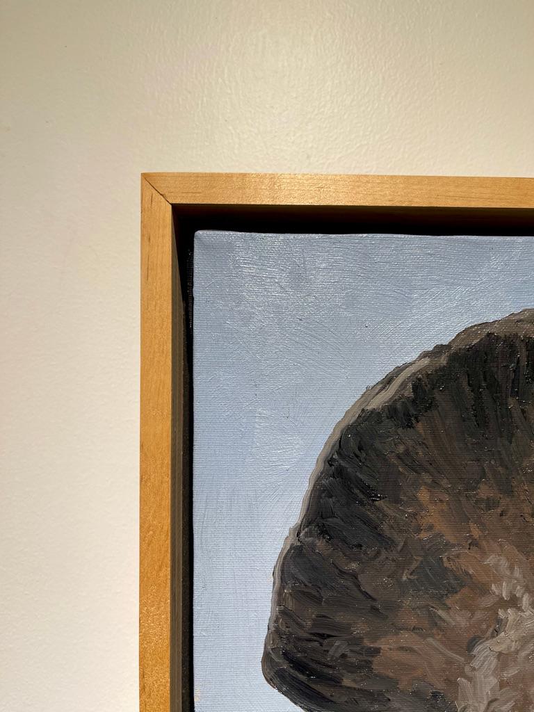 Amerikanische Landschaft des texanischen Westens, Öl auf Leinwand, Pilzskulptur, im Angebot 4