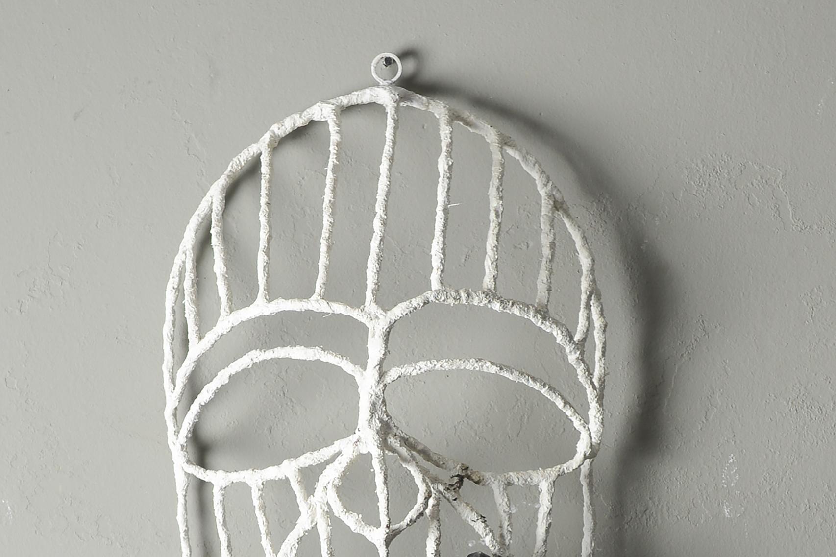 Reclaimed freedom of speech 2, Elisia Nghidishange, wire, plaster, fabric For Sale 1