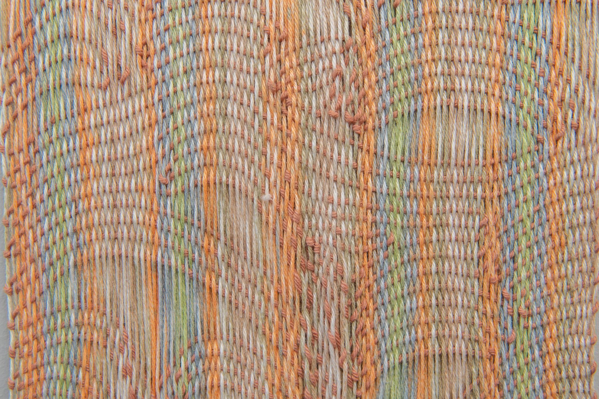 Untitled, Lynette Diergaardt, 100% Cotton Hand Woven, fiber art, textile For Sale 2
