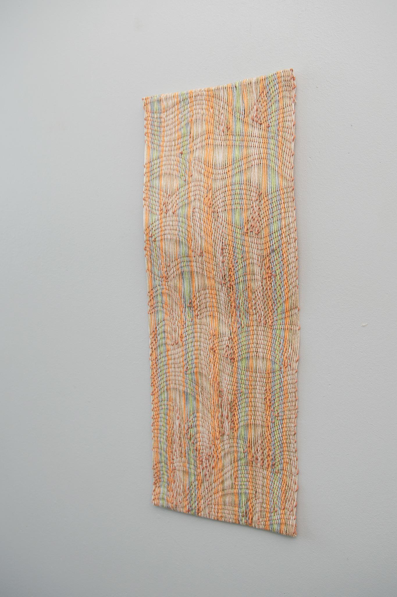 Untitled, Lynette Diergaardt, 100% Cotton Hand Woven, fiber art, textile For Sale 3