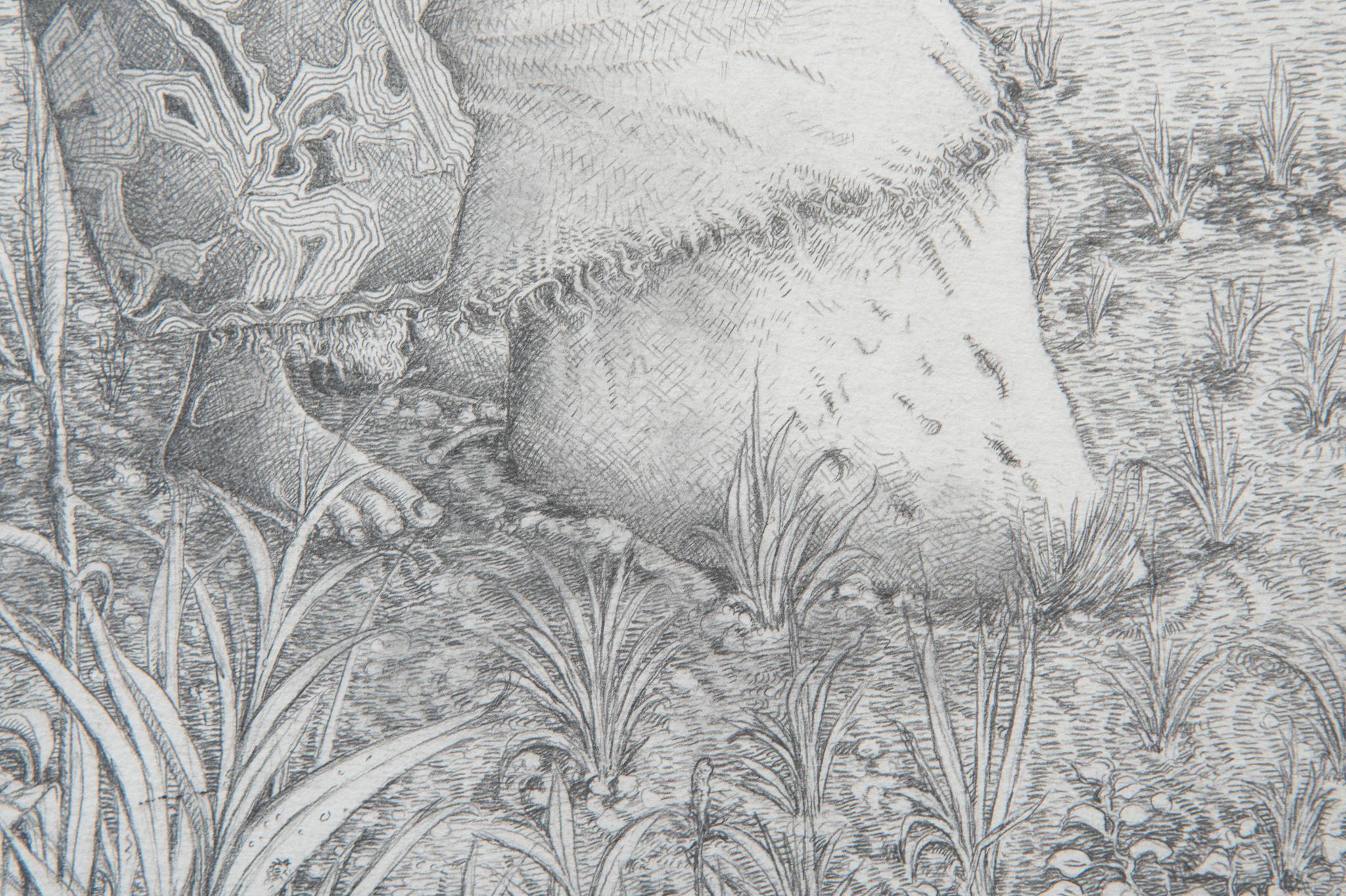 Tulongeni, Petrus Amuthenu, Pencil on fabriano paper 1