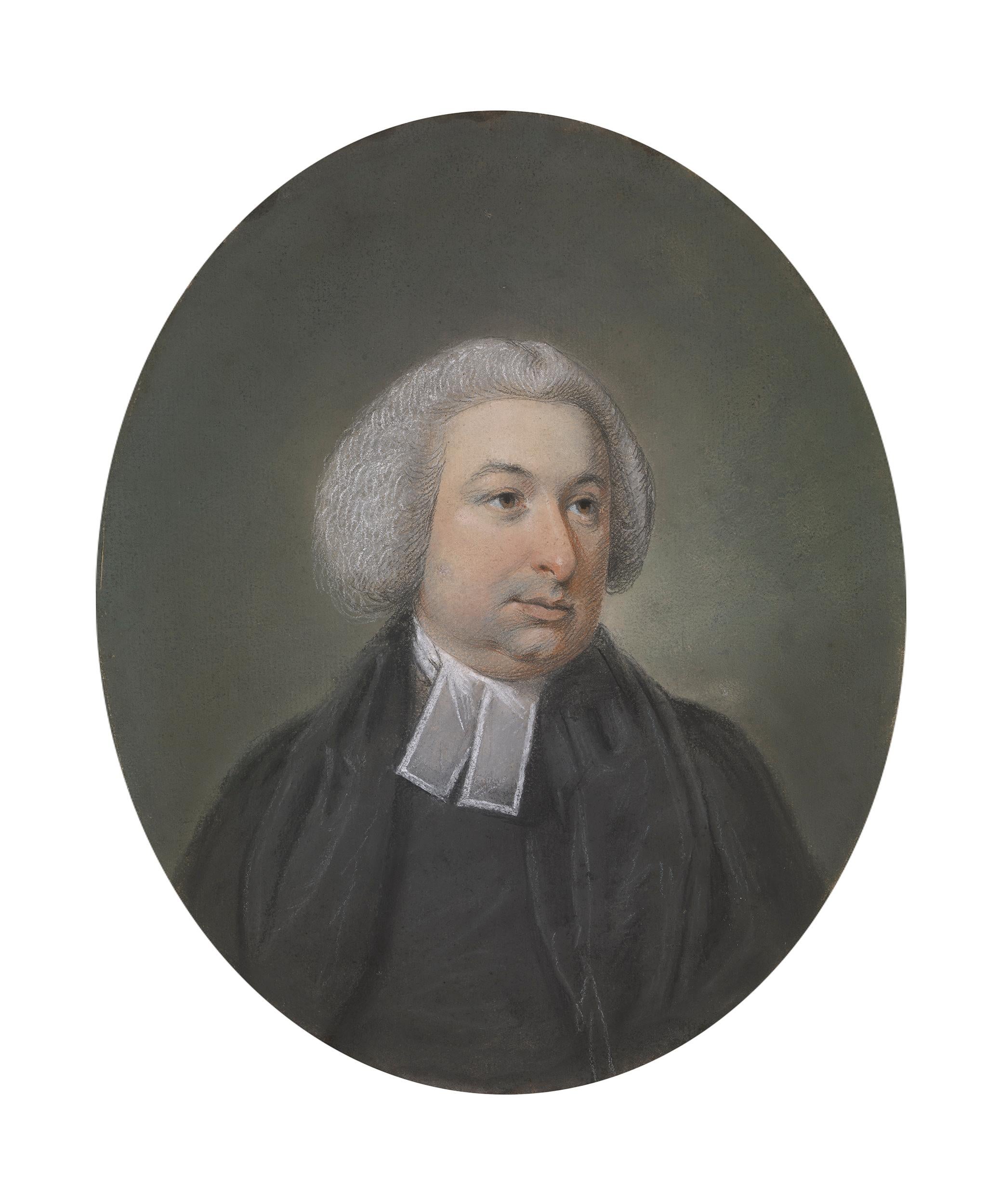 Irisches Porträt des Pfarrers aus dem 18. Jahrhundert Henry Dabzac, Henry – Art von Hugh Douglas Hamilton