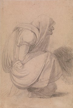 Drawing of a captive woman