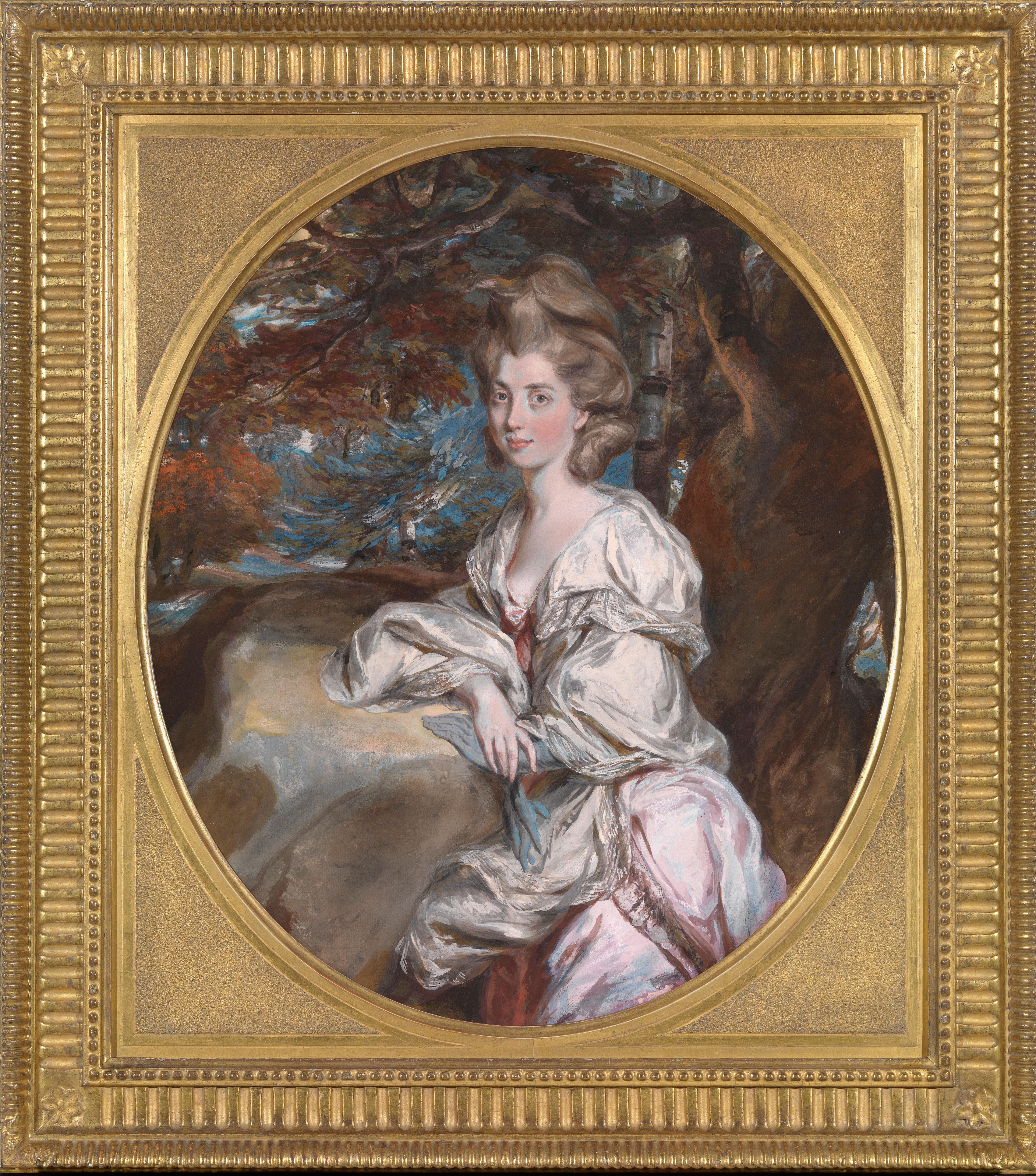 Porträts der Hon. Mary Shuttleworth und Anna Maria, 9. Barockwohnung Forrester – Art von Daniel Gardner