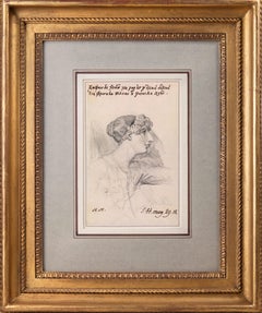 Portrait drawing of Harriot Mellon, Mrs Thomas Coutts