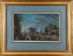 18th century view of the Elephant and Castle in London