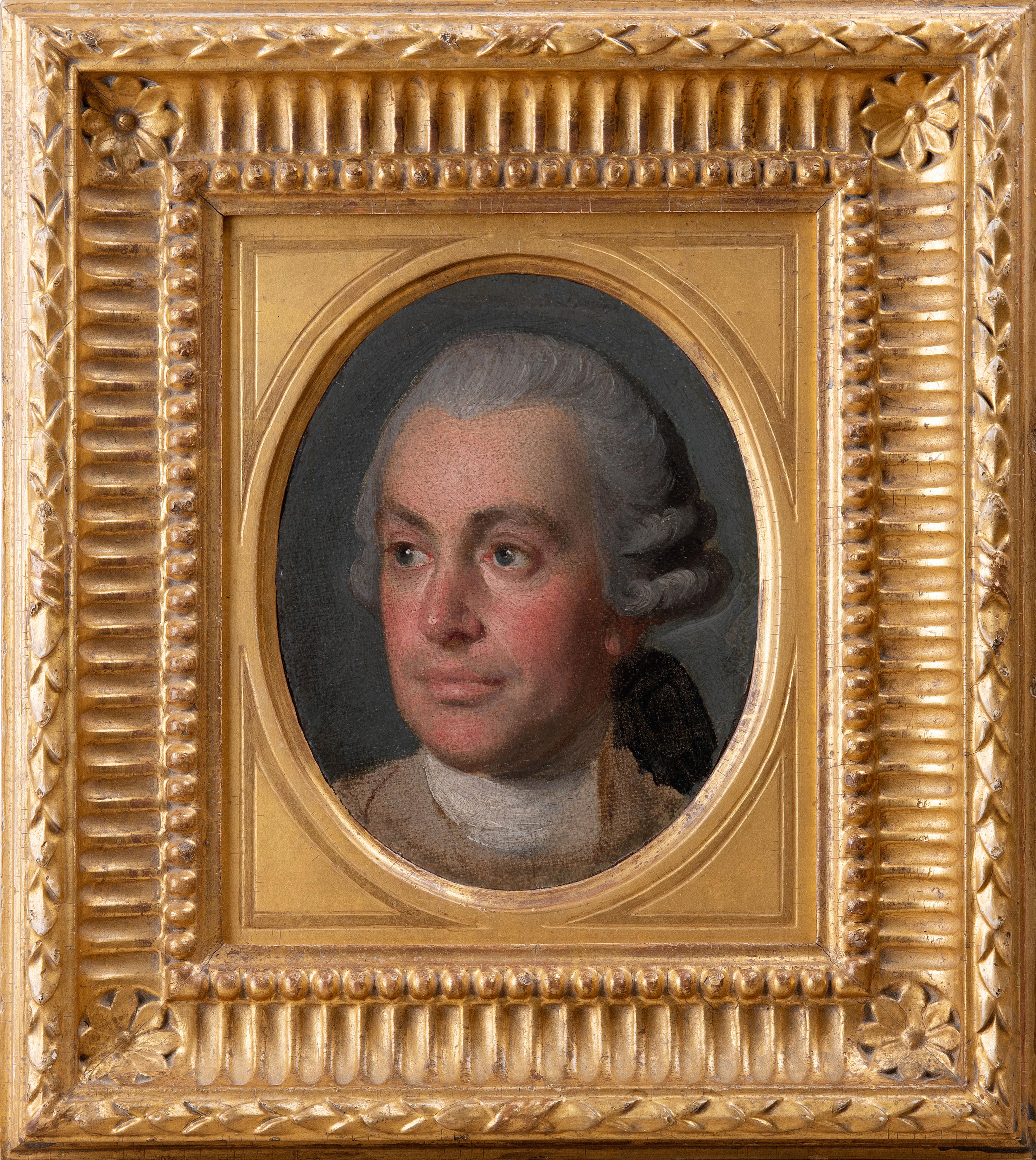 Johan Zoffany Portrait Painting – Porträt des Malers Nathaniel Dance aus dem 18. Jahrhundert