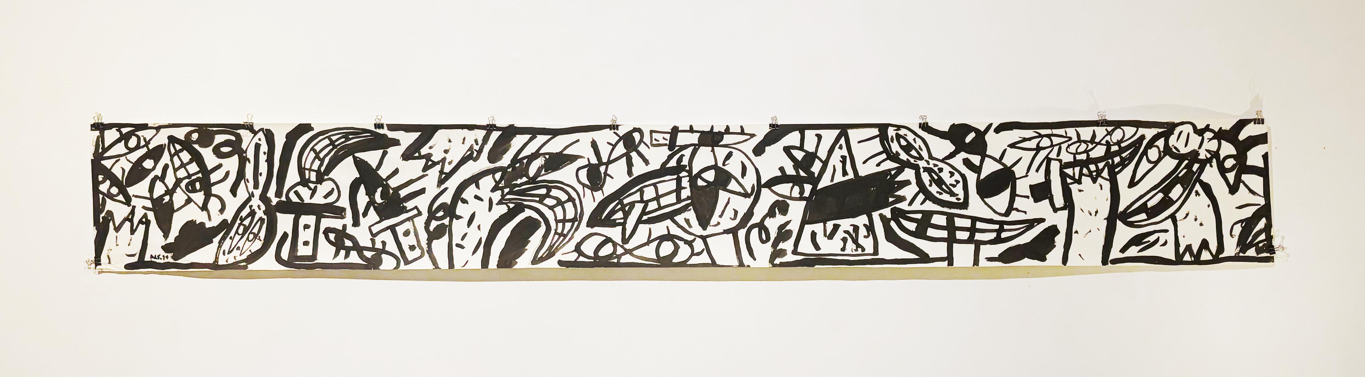 Carlos Alfonzo Abstract Drawing – Unbenannt