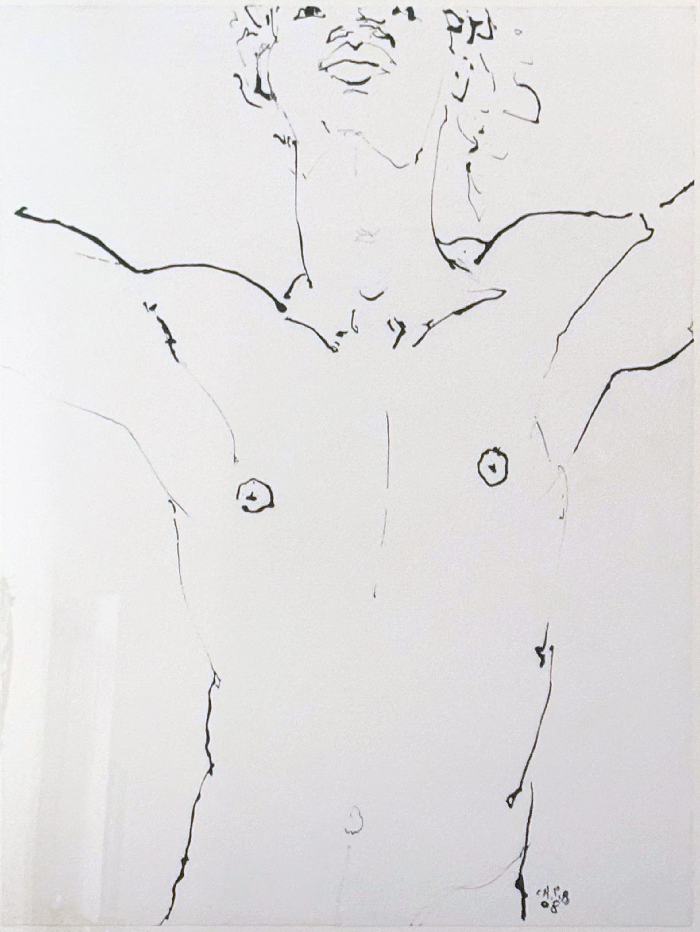 Figurative Art Christian Brechneff - Nu masculin II