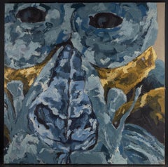 21st C., Expressionism, Animal Painting, Auzoux's Troglodytes Gorilla's