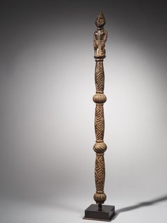 Yombe People, DRC, Chief Staff, "Mwaala", 19th C