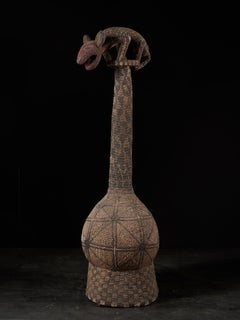 Decorative Palm Wine Vessel from the Cameroon Grasslands
