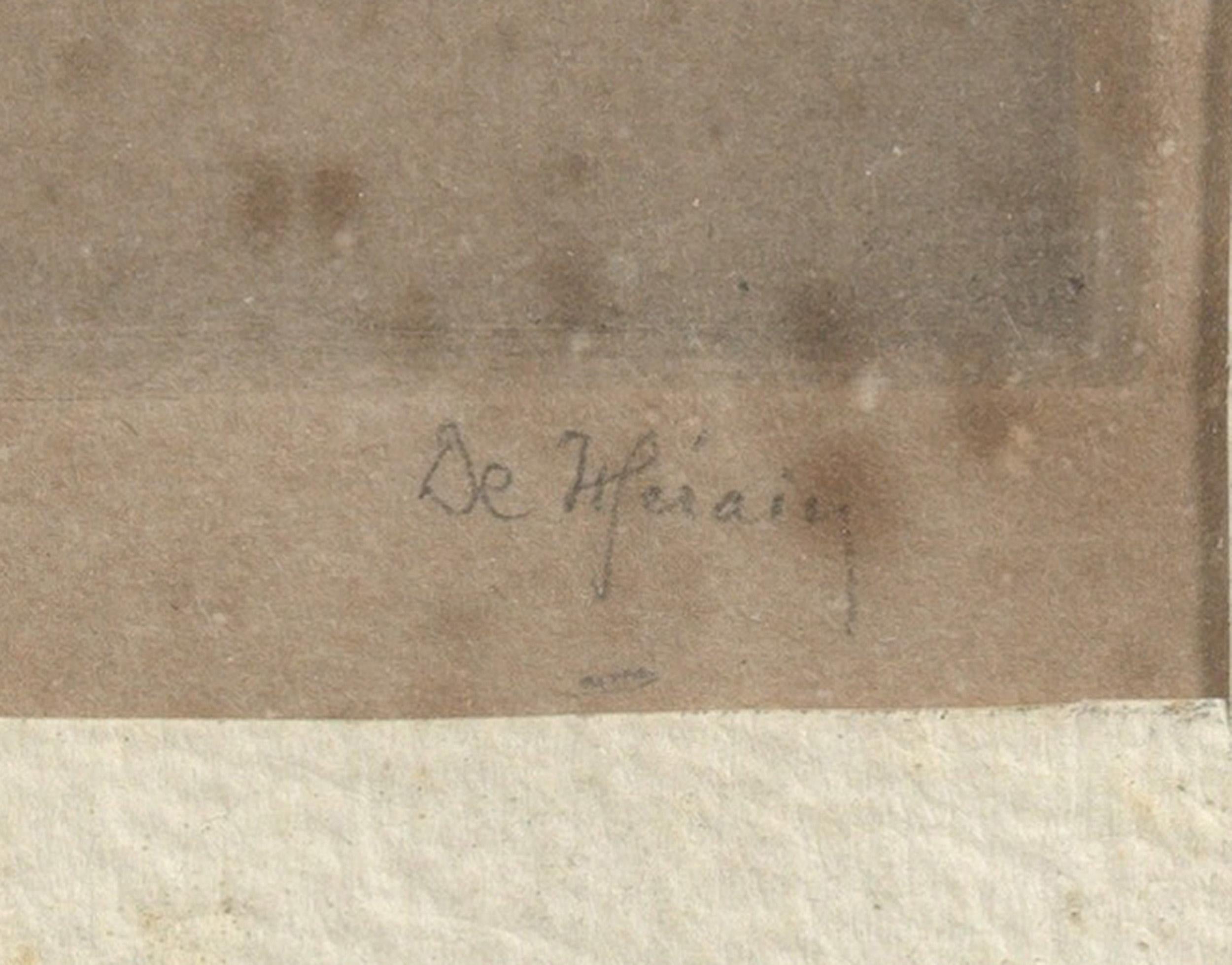 Retrato de un hombre oriental con turbante, Aguafuerte 2