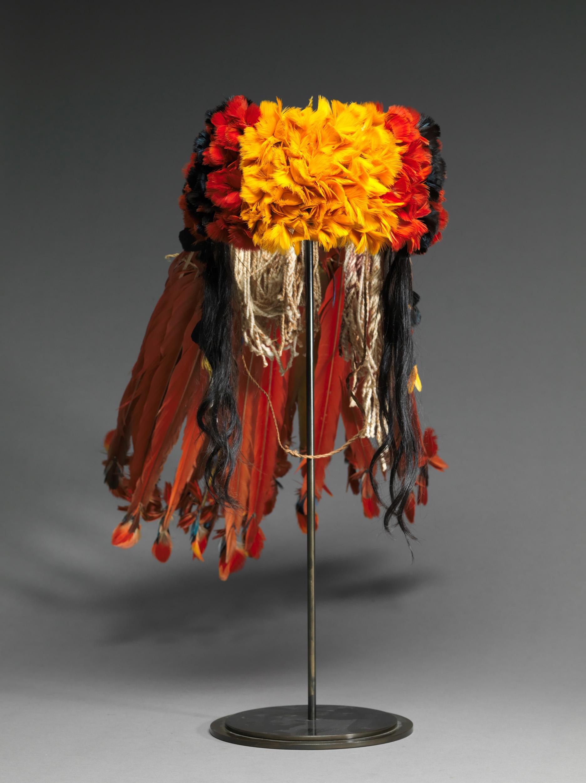 Colourful Neck covering Headdress 