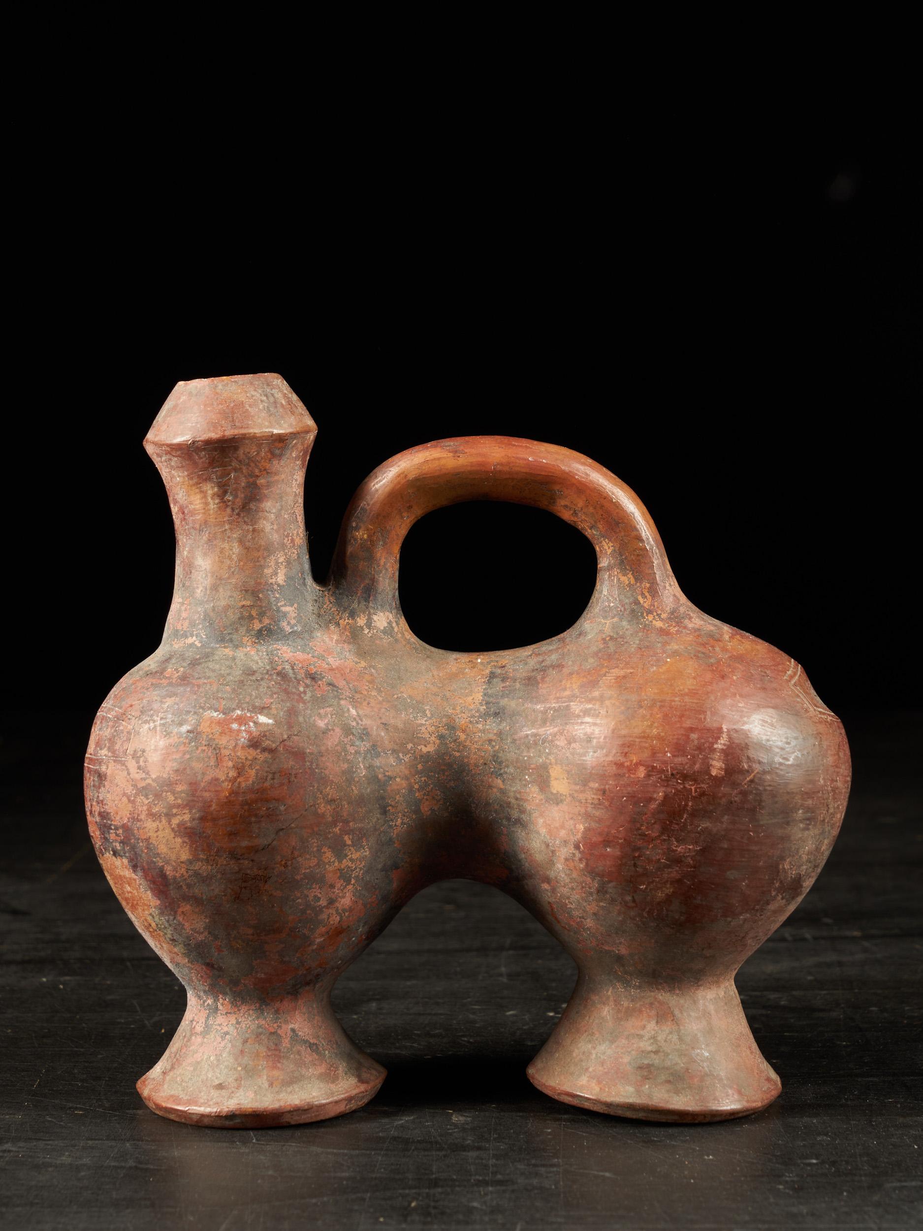 Set of 3 terracotta vessels, Teke People, DRC 1