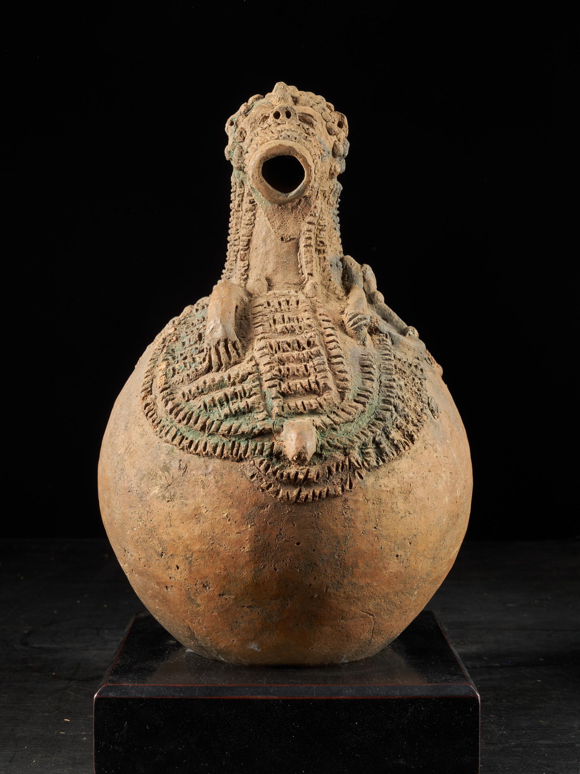 Set of 3 terracotta vessels, Teke People, DRC - Tribal Art by Unknown