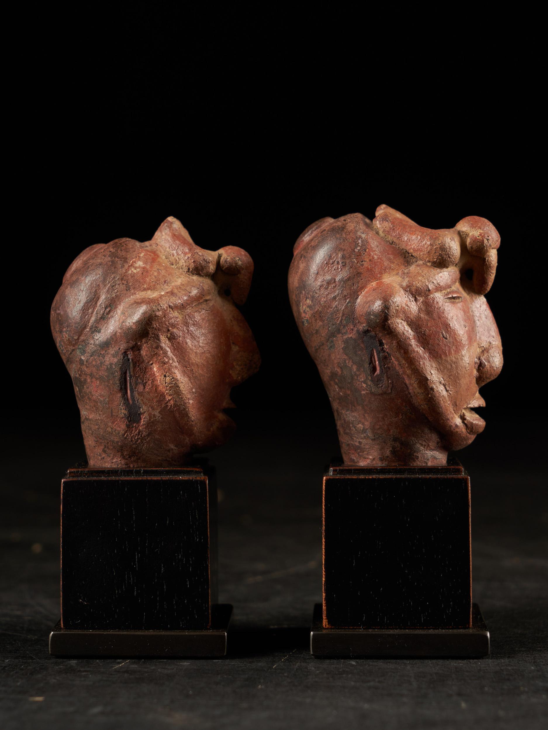 Unknown Miniature Terracotta Head For Sale 2