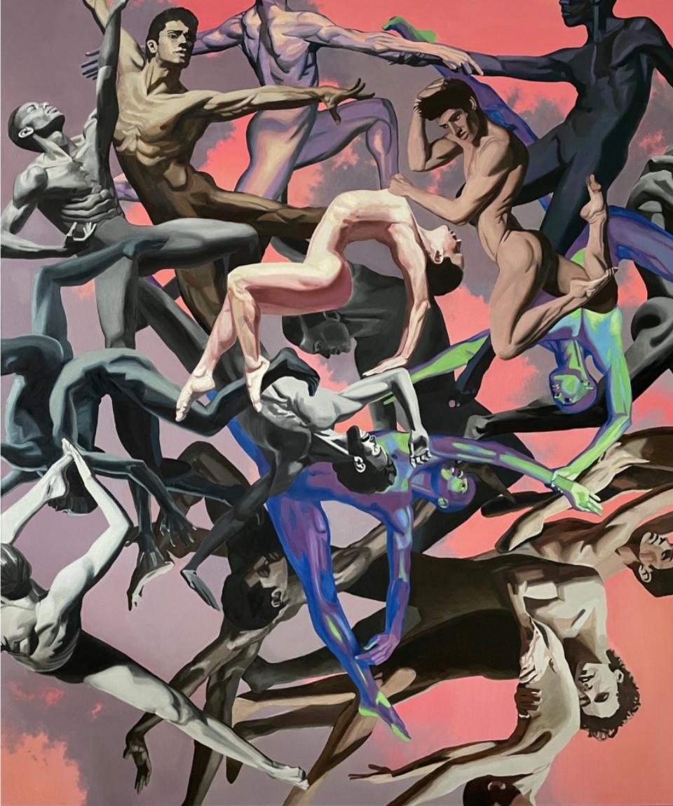 Irina Zimina Figurative Painting – Einheitsgröße, 180x150cm