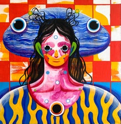 Tiger
s Eyes, 60x60cm