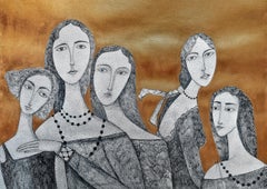 Canvas Drawings and Watercolor Paintings