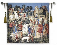Tapestry "Hunt for a mythical beast" 145x145cm