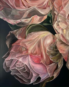 Roses in the night, 100x80cm