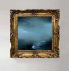 Cheminée ludique, huile, toile