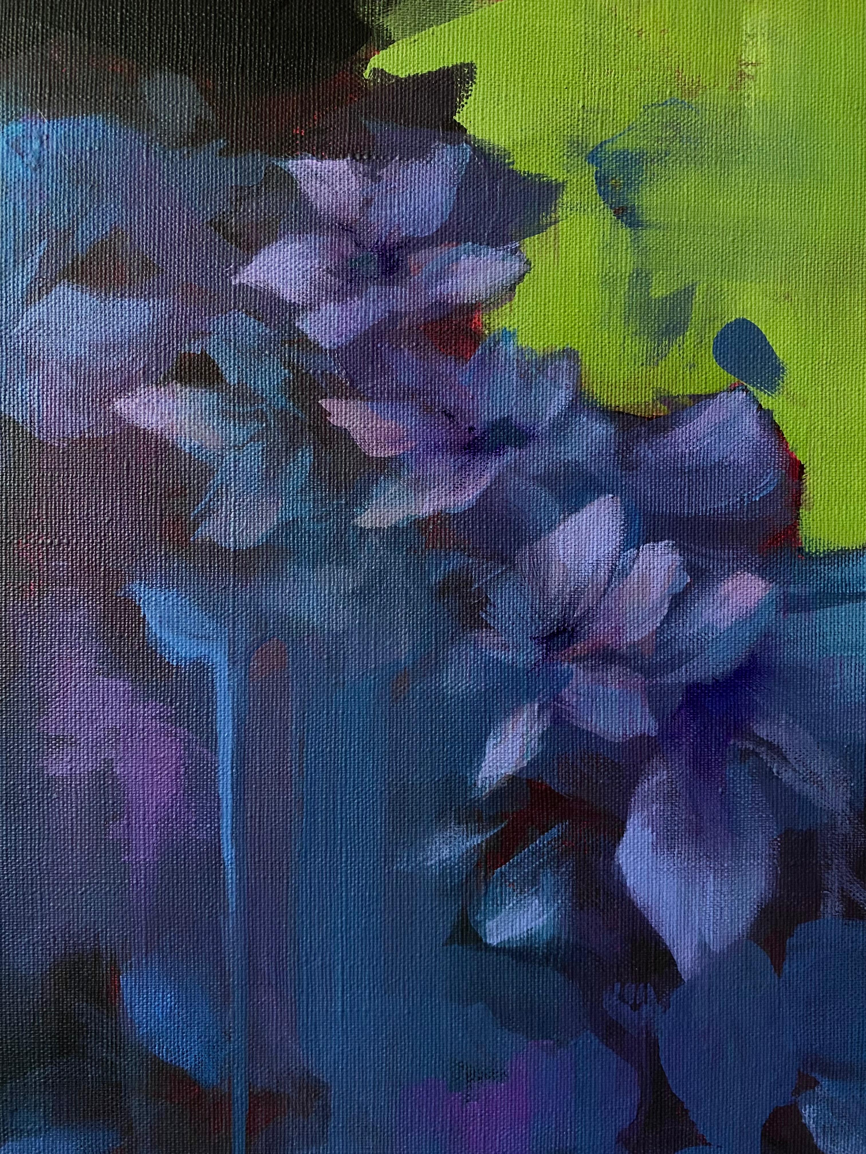 Delphinium Dreams, 80x60cm 2