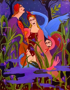 Song of the Swan Lake, 150x120cm