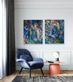 Diptych “Interaction 2”, 100 x 160cm