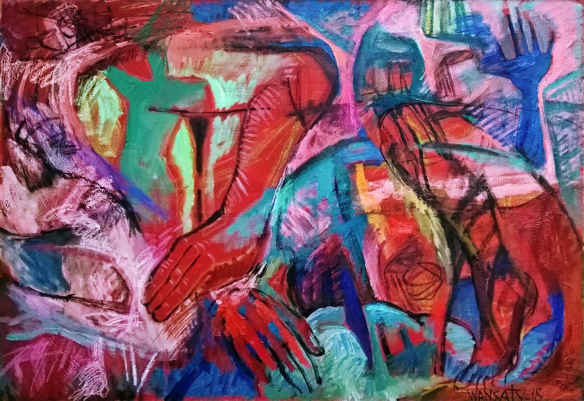 Verallgemeinerung, 70x100cm