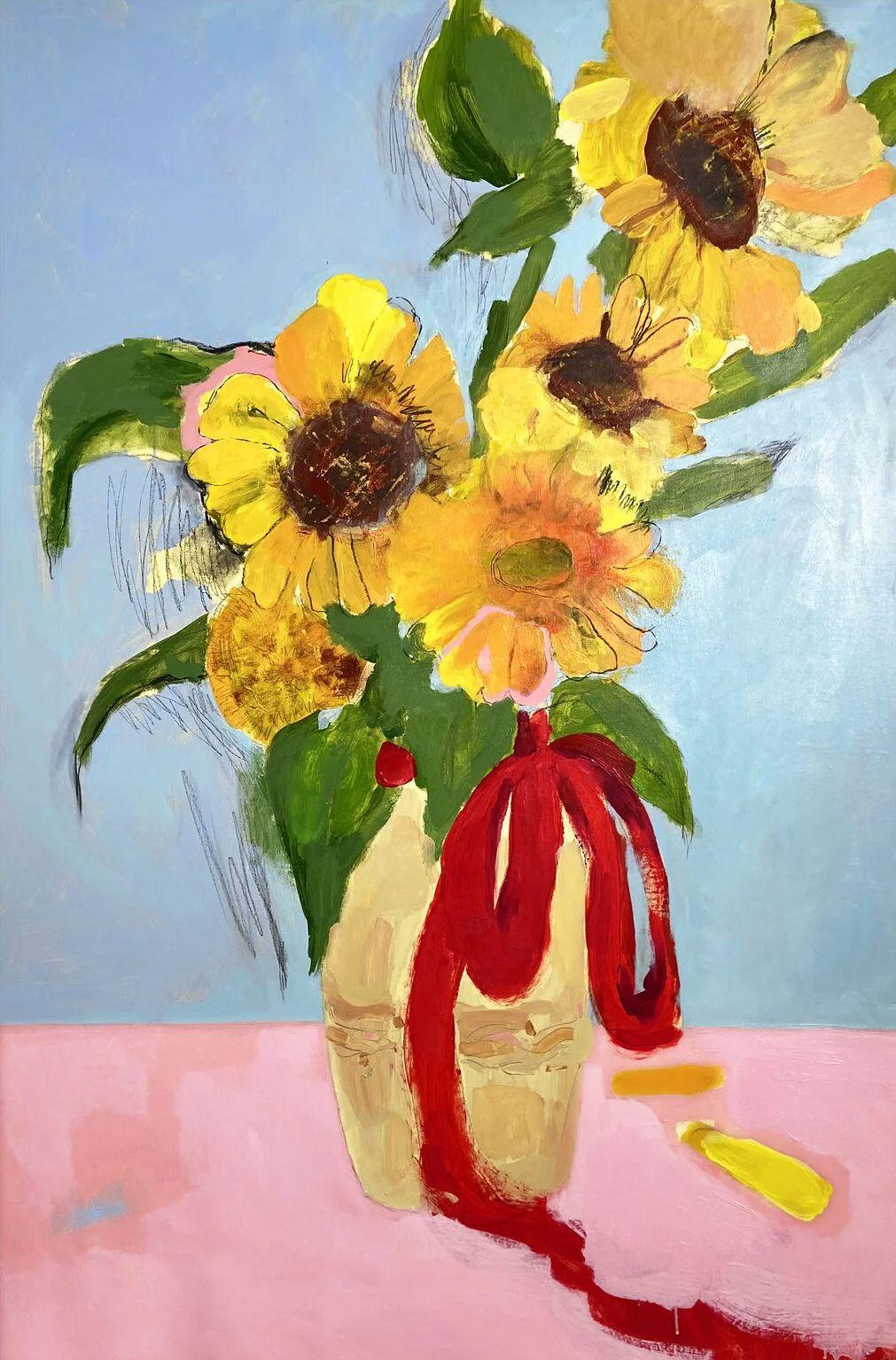 Milana Elkanova Still-Life Painting - IMPORTANT GIFT , 150x100cm