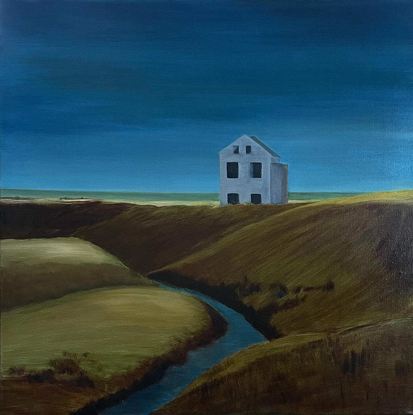 Lana Bergh Landscape Painting – N180 , 50x50cm