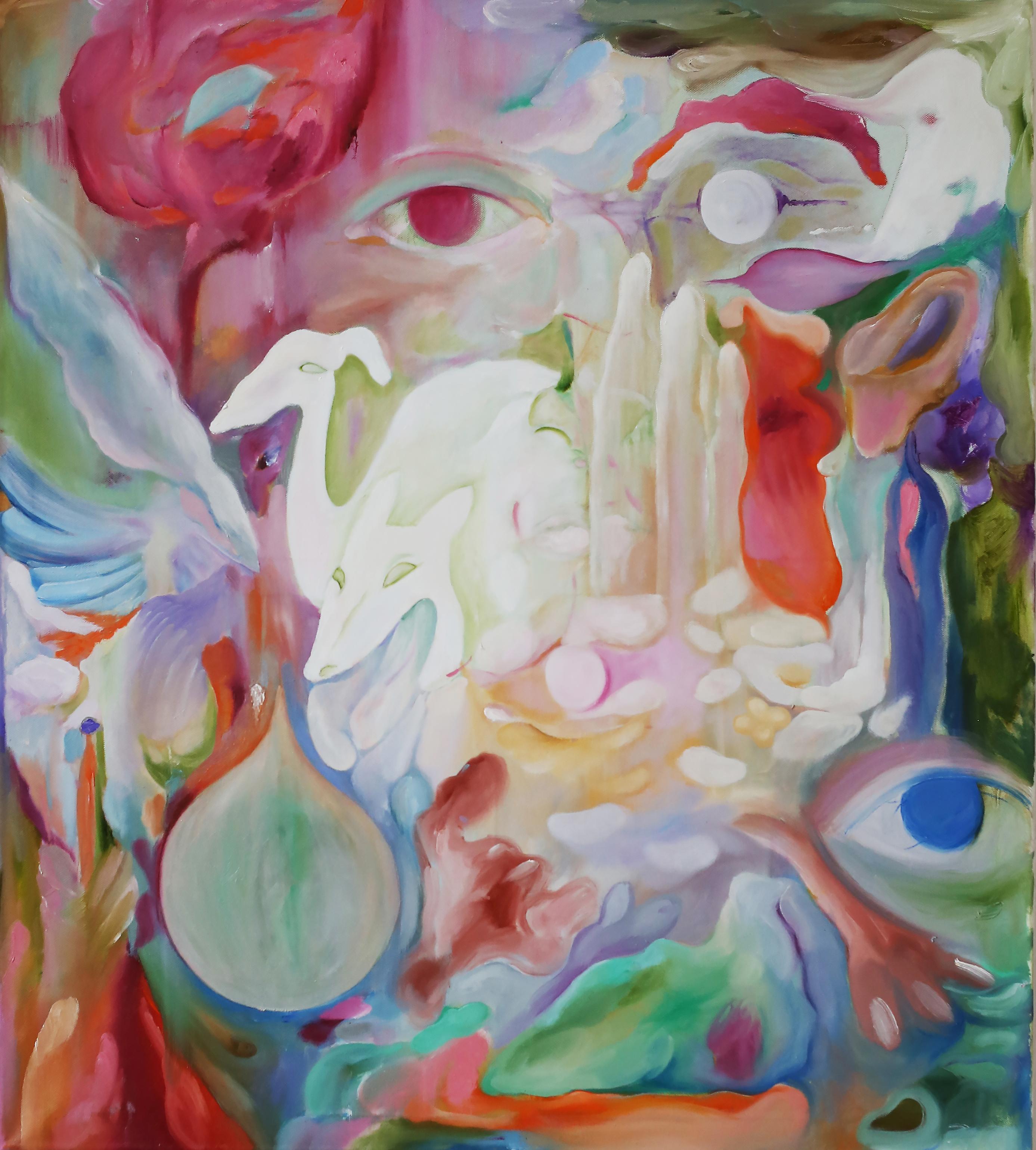 Julia Valtanen Abstract Painting - THE CURE I, 90 х 80 cm