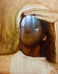 "Time. Pregnancy for eternity" , 50x40cm, wood\oil