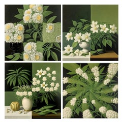 Quadriptych «Still life with flowers», 120х120cm, print on canvas