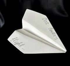 Airplane, 13x10cm, porcelain