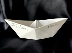 Ship, 16x8cm, porcelain