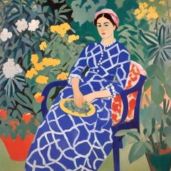 Giardino , 70x70cm, stampa su tela