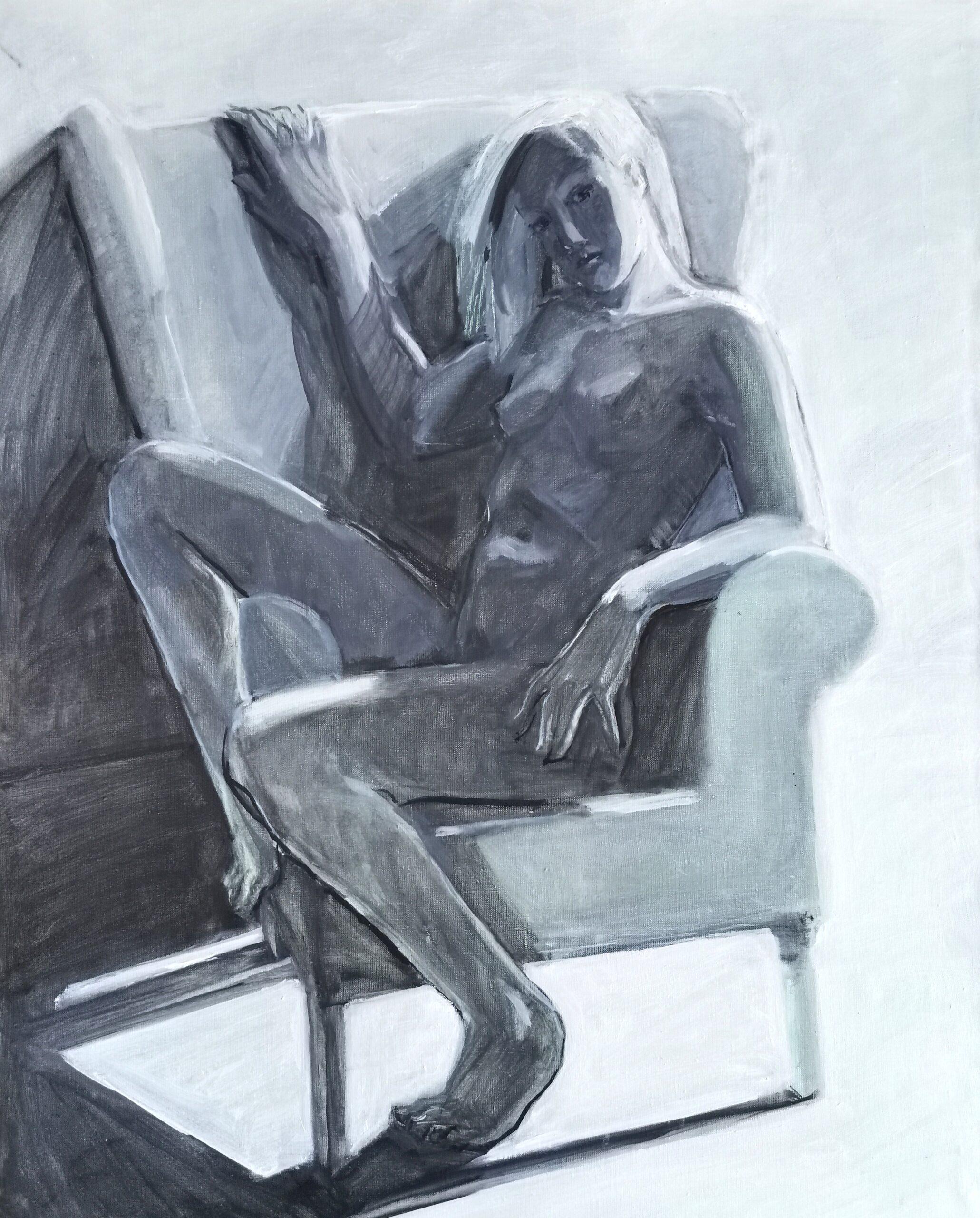 Series "NUDE", Canvas, oil, 90x100 cm - Art by Svetlana Remizova