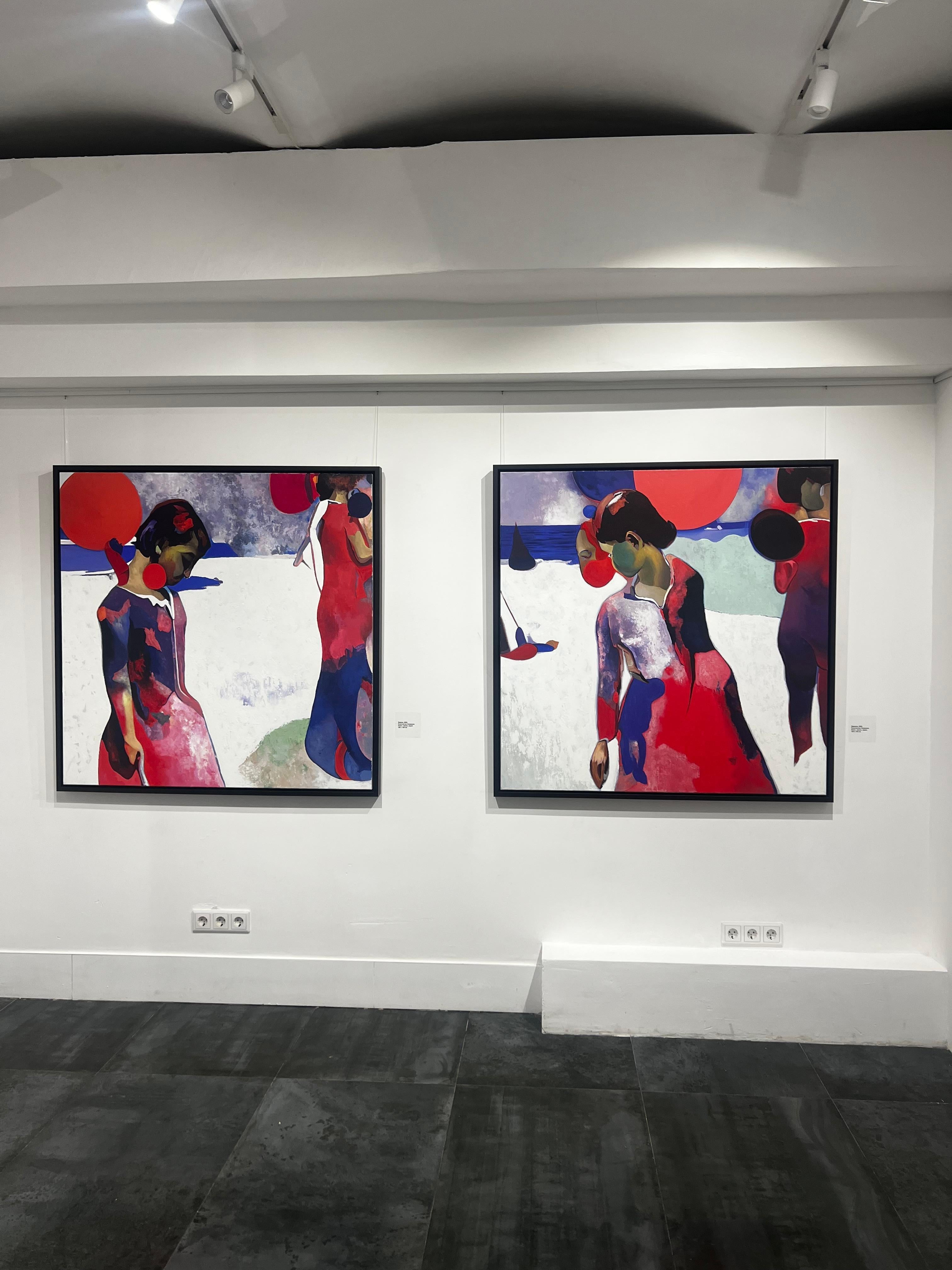 Miroir, 120x120cm