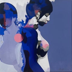 My mysterious traveler, 120x120cm, oil\canvas\acrylic