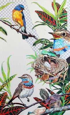 Nightingales, 130x90cm